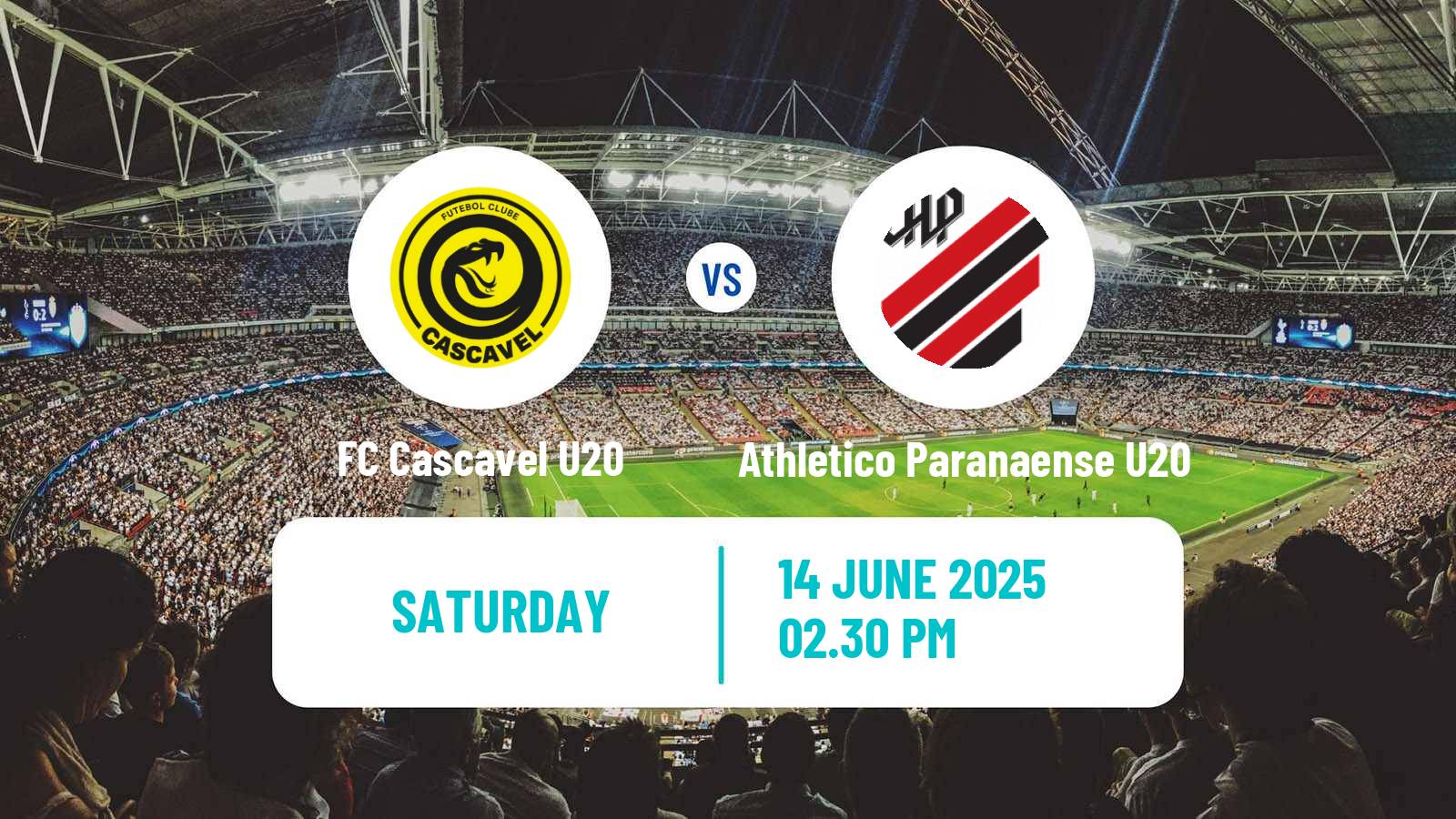 Soccer Brazilian Paranaense U20 FC Cascavel U20 - Athletico Paranaense U20