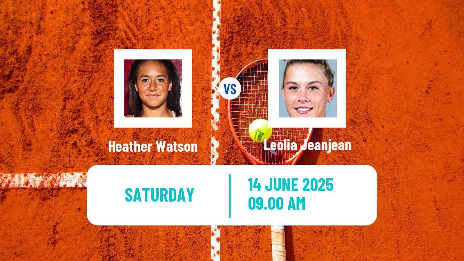 Tennis WTA Nottingham Heather Watson - Leolia Jeanjean