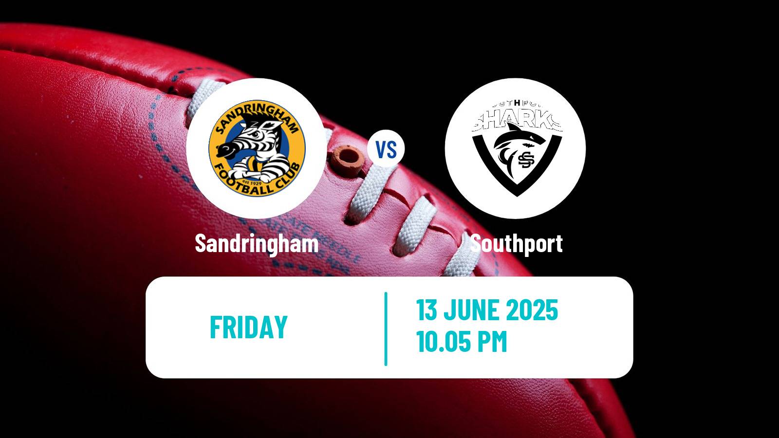 Aussie rules VFL Sandringham - Southport