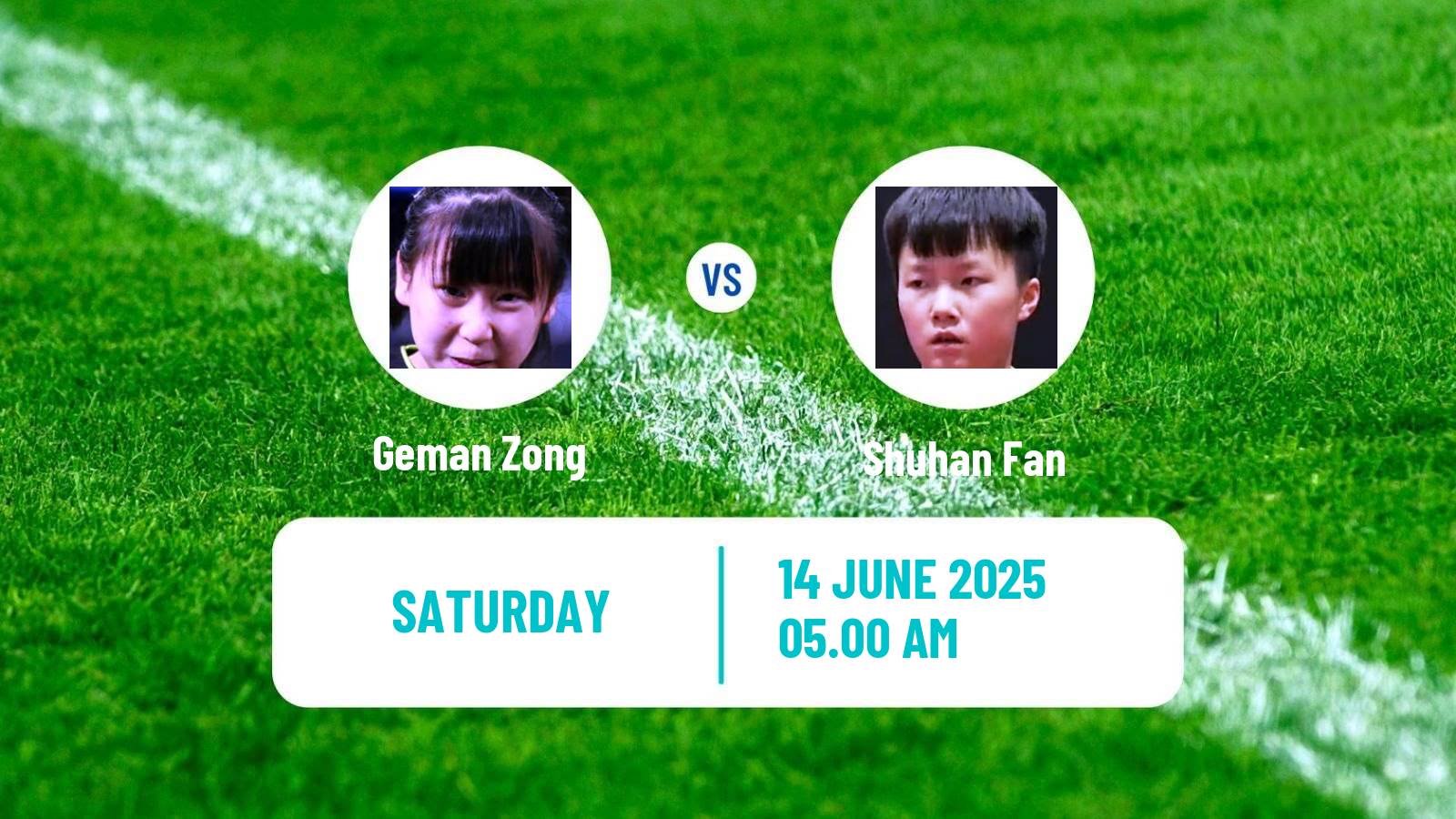 Table tennis Wtt Contender Skopje Women Geman Zong - Shuhan Fan