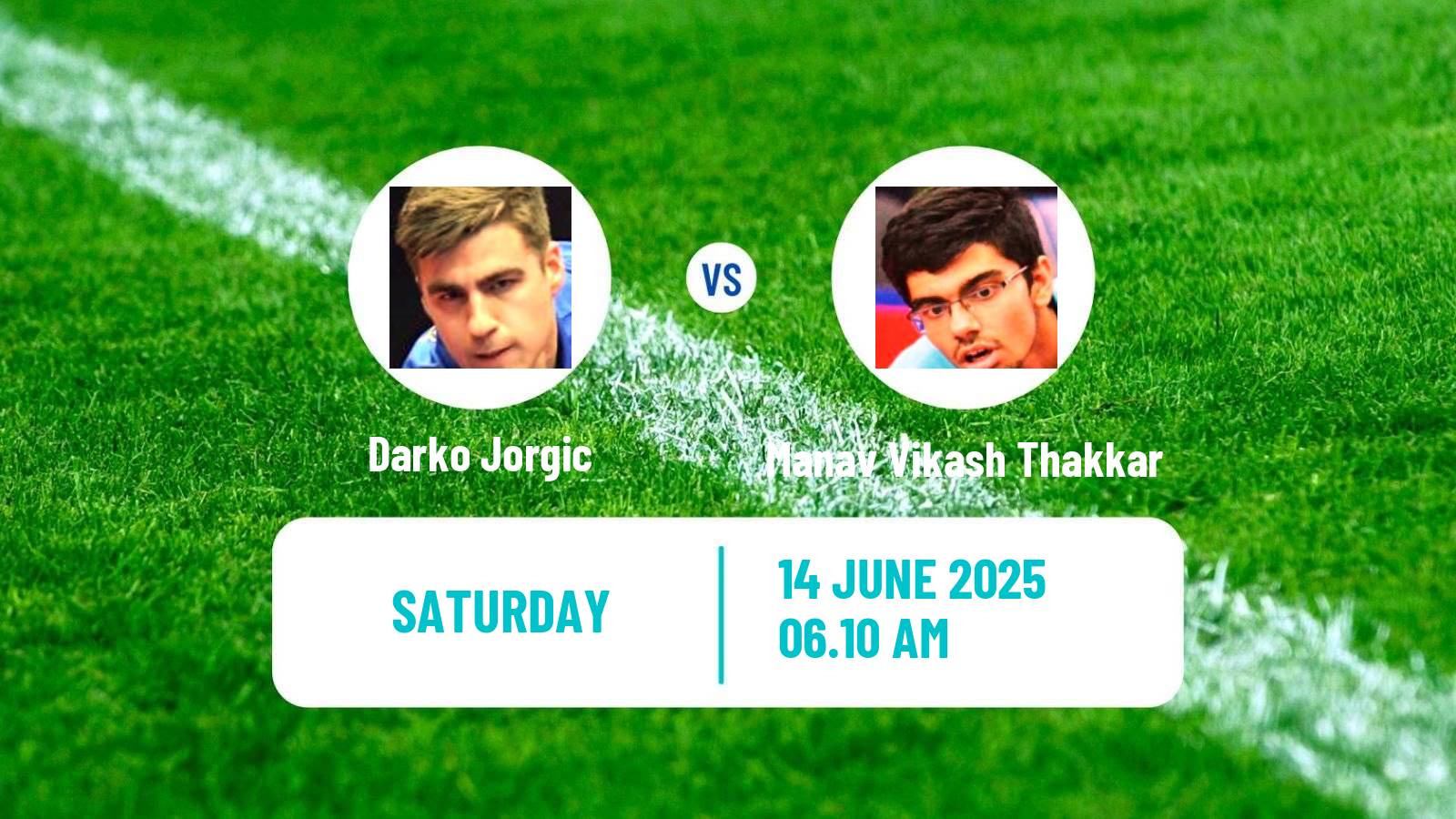 Table tennis Wtt Contender Skopje Men Darko Jorgic - Manav Vikash Thakkar