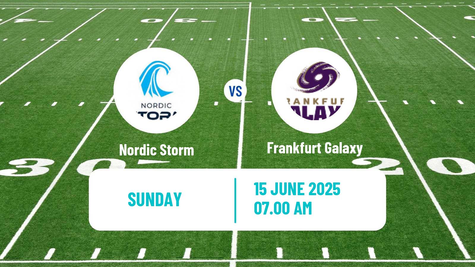 American football European League of American Football Nordic Storm - Frankfurt Galaxy