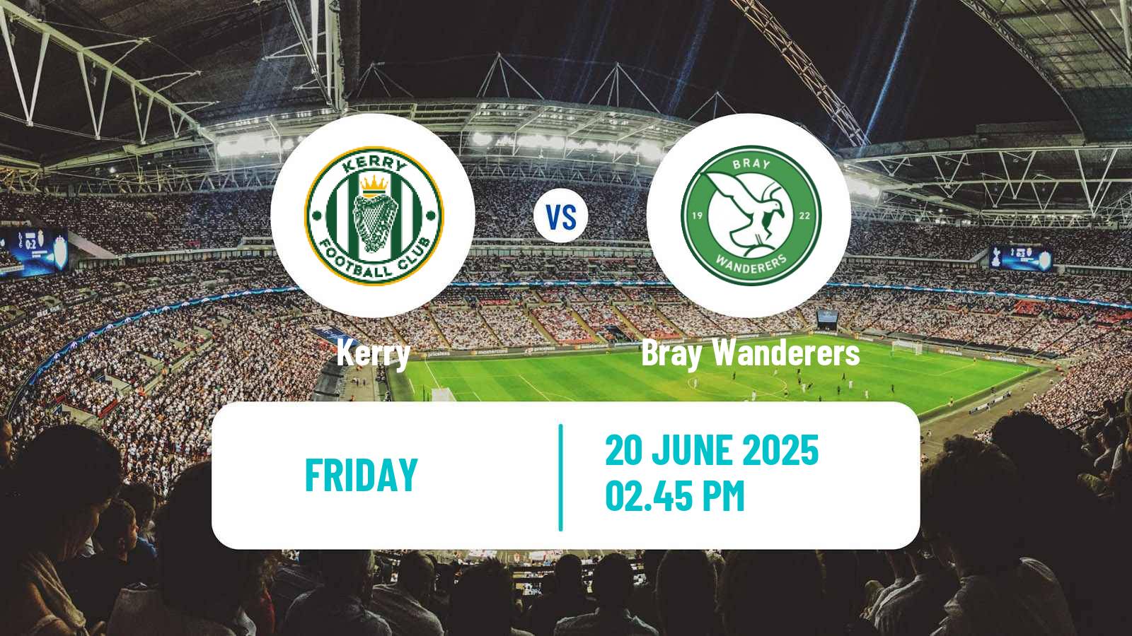 Soccer Irish Division 1 Kerry - Bray Wanderers