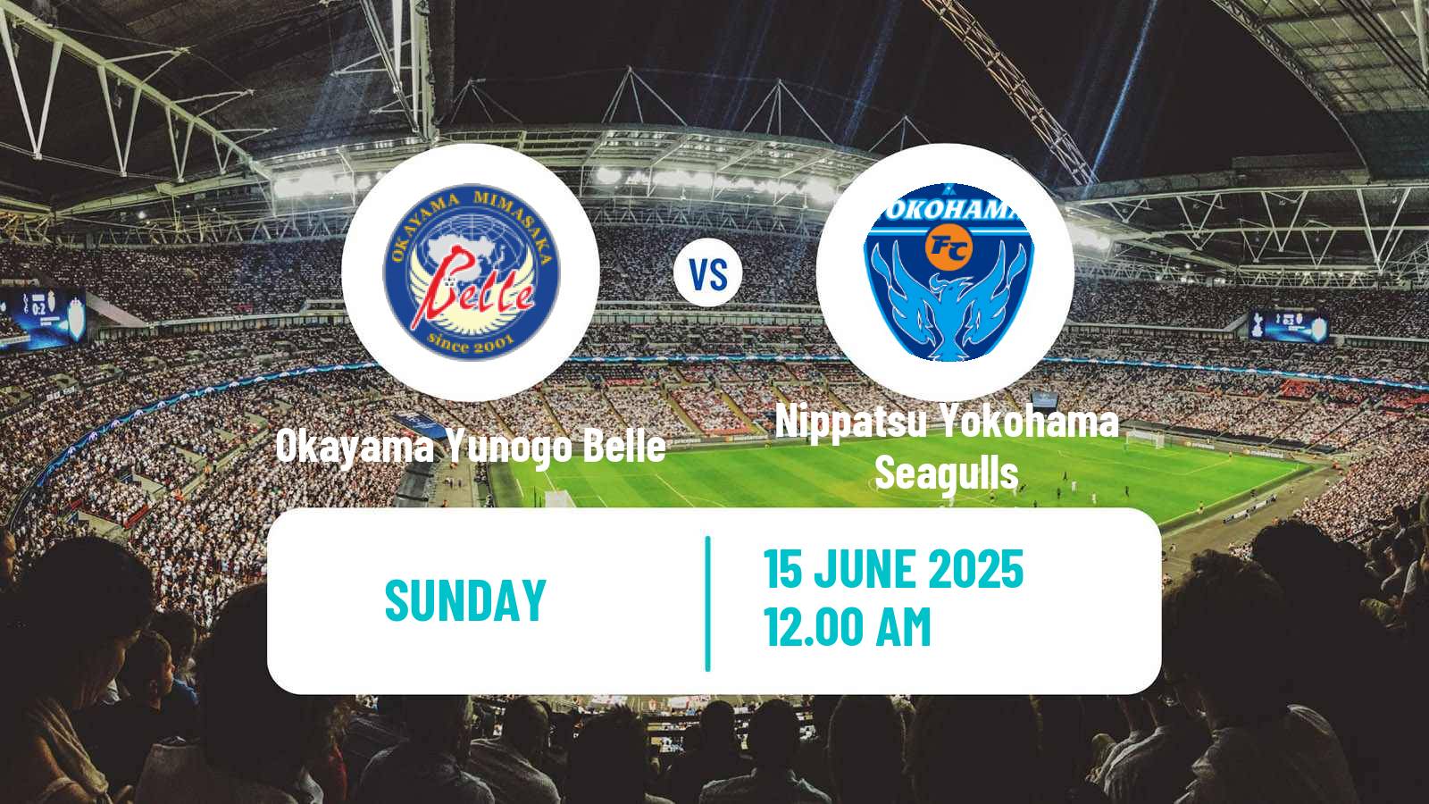 Soccer Japan Nadeshiko League Women Okayama Yunogo Belle - Nippatsu Yokohama Seagulls