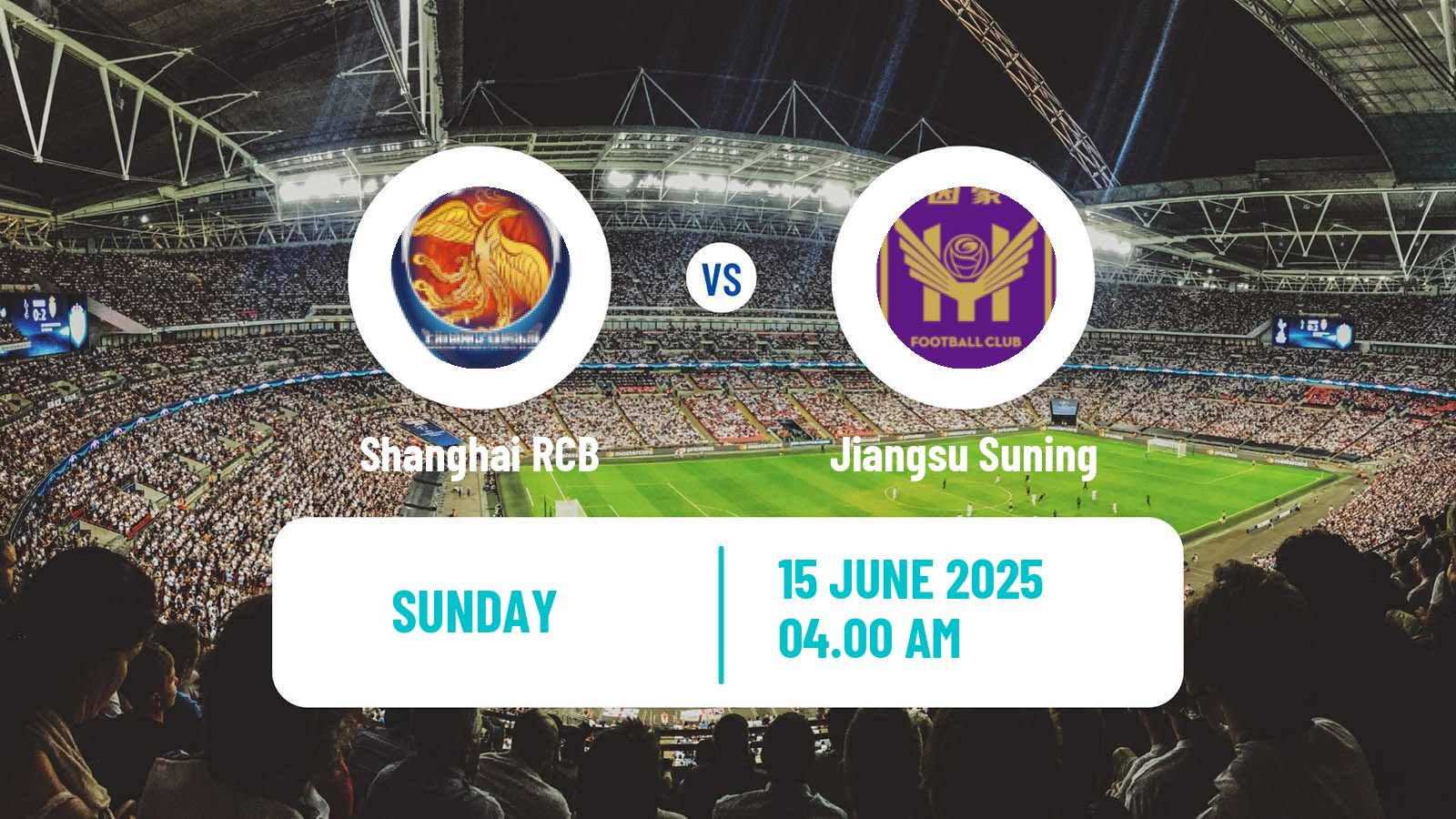 Soccer Chinese Super League Women Shanghai RCB - Jiangsu Suning