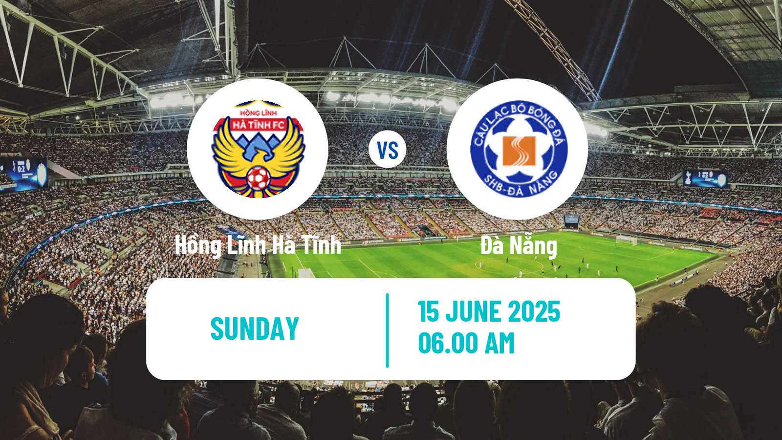 Soccer Vietnamese V League 1 Hồng Lĩnh Hà Tĩnh - Đà Nẵng
