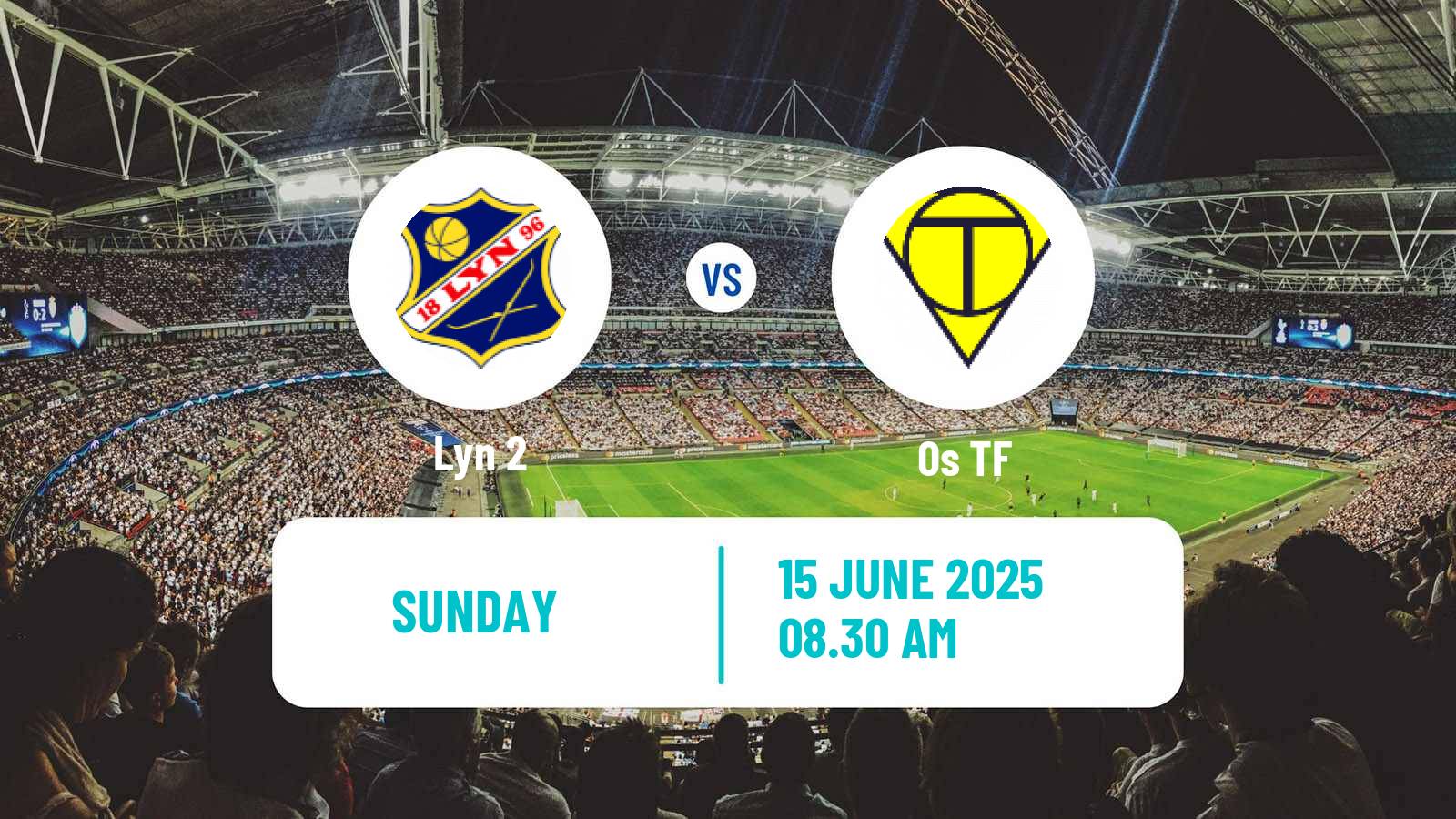 Soccer Norwegian Division 3 - Group 4 Lyn 2 - Os TF