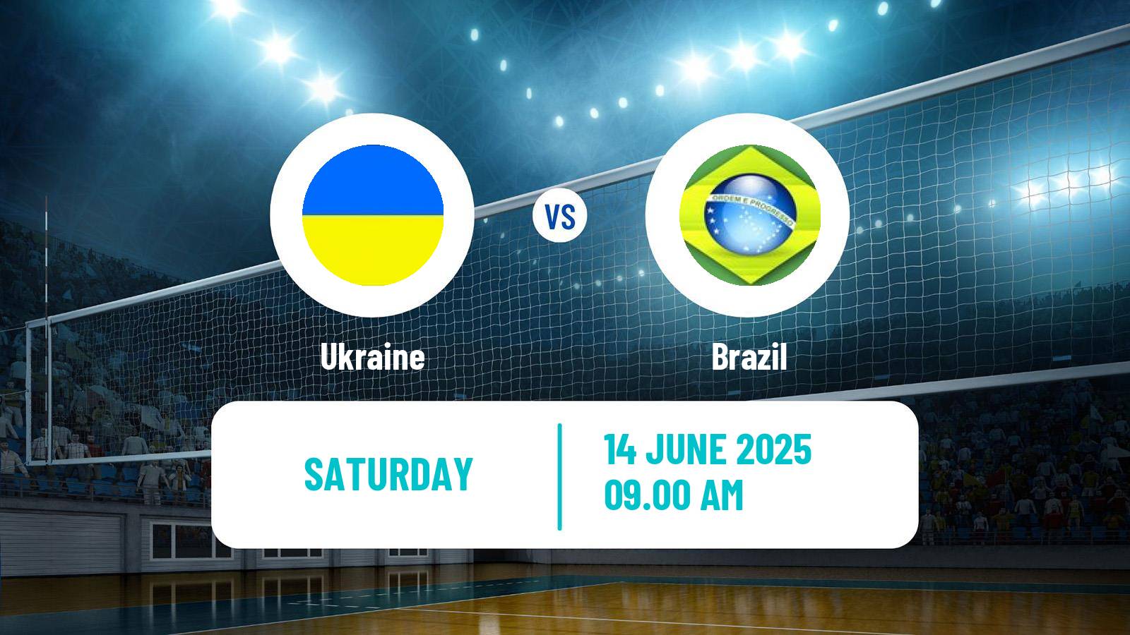 Volleyball Nations League Volleyball Ukraine - Brazil