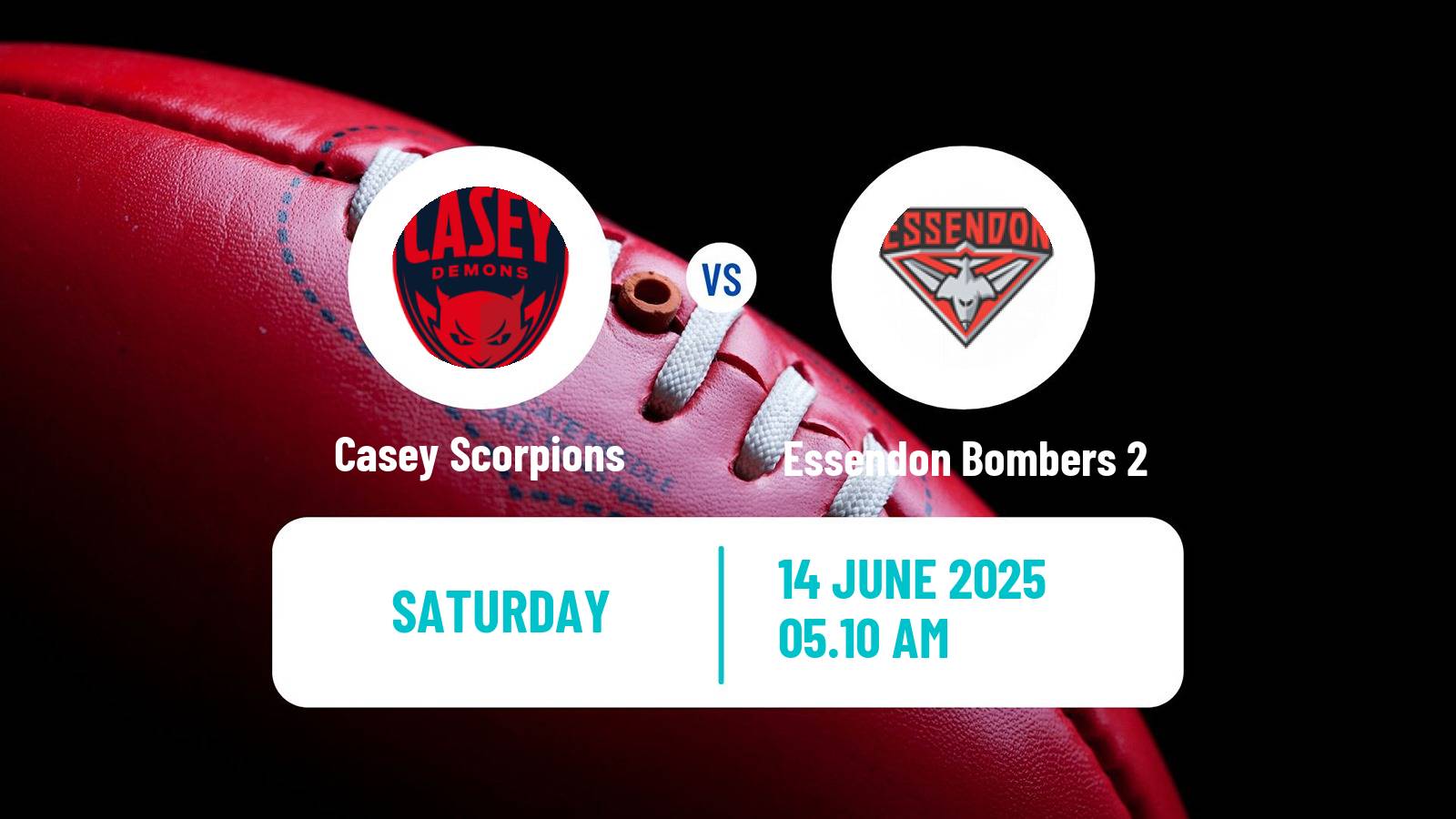 Aussie rules VFL Casey Scorpions - Essendon Bombers 2