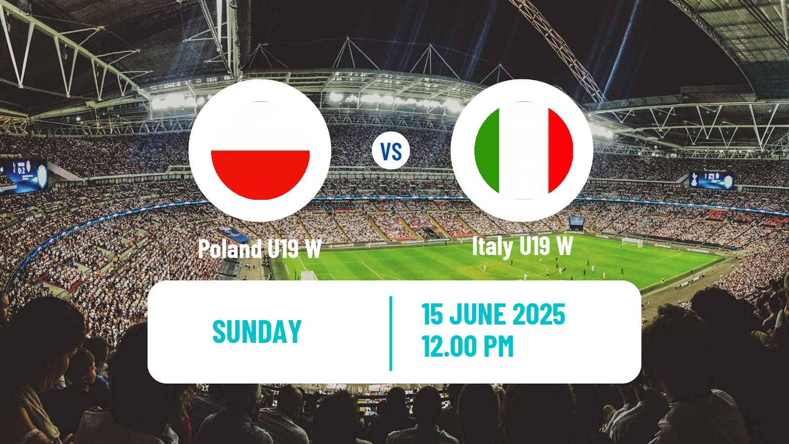 Soccer UEFA Euro U19 Women Poland U19 W - Italy U19 W