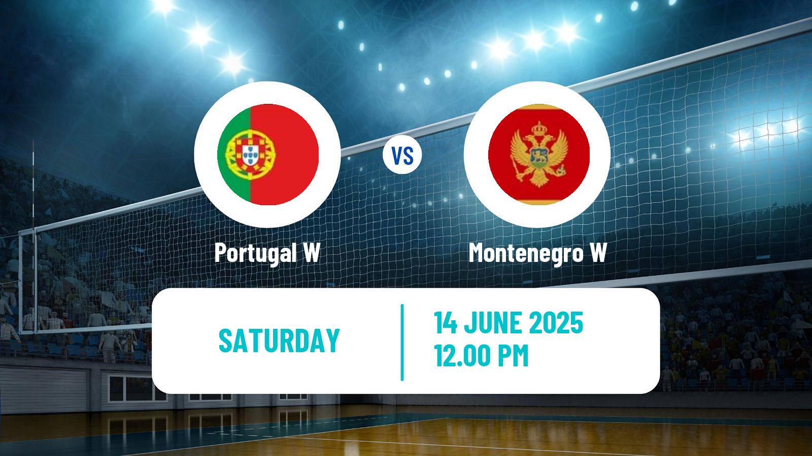 Volleyball Golden European League Volleyball Women Portugal W - Montenegro W