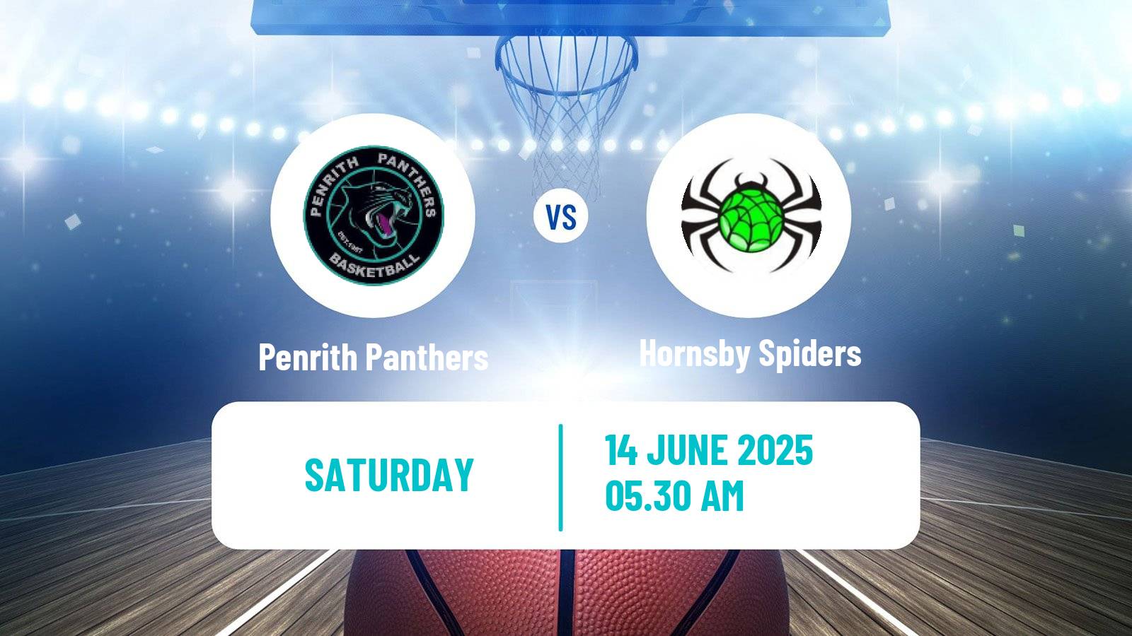 Basketball Australian NBL1 East Penrith Panthers - Hornsby Spiders