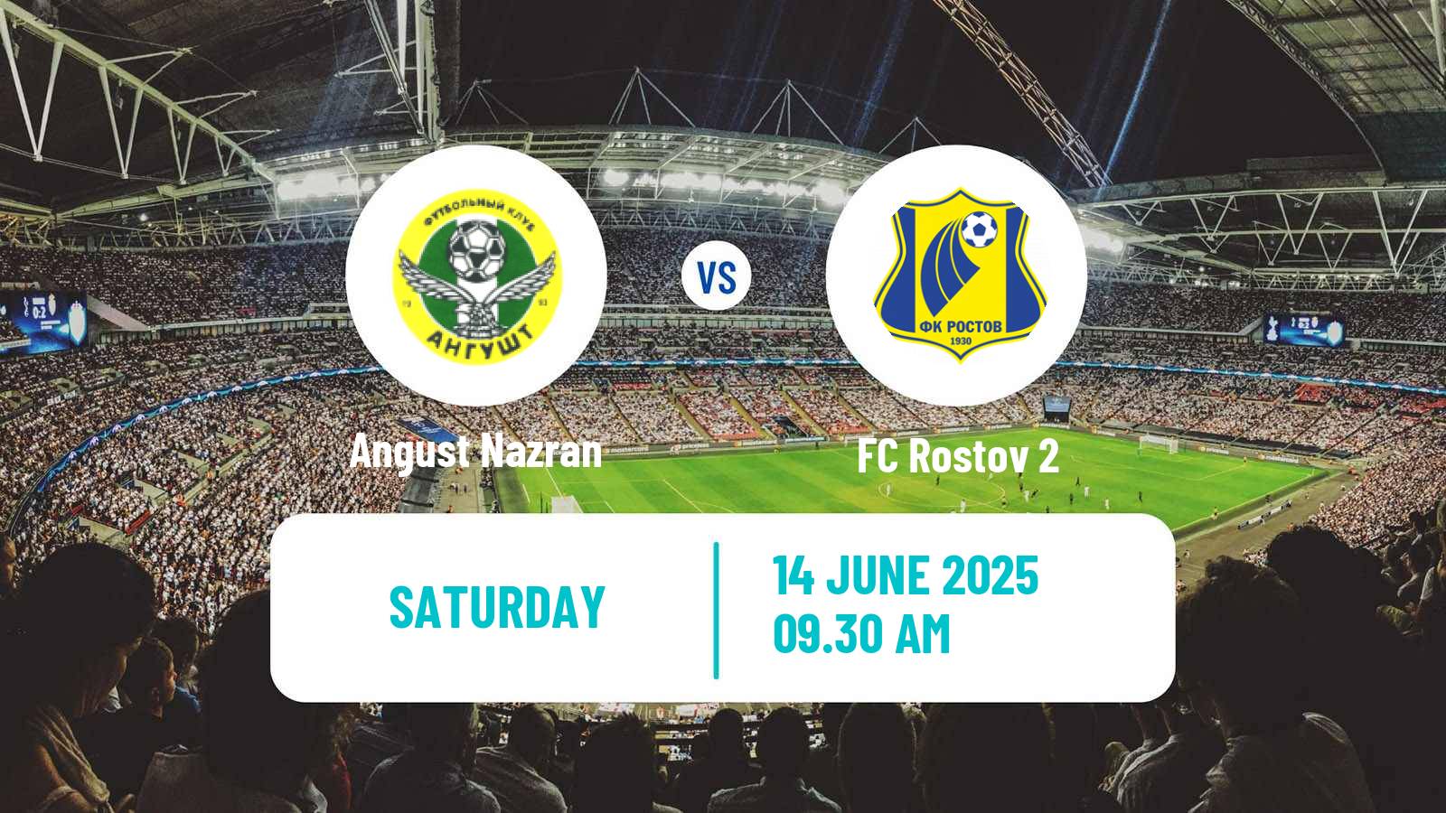 Soccer FNL 2 Division B Group 1 Angust Nazran - Rostov 2