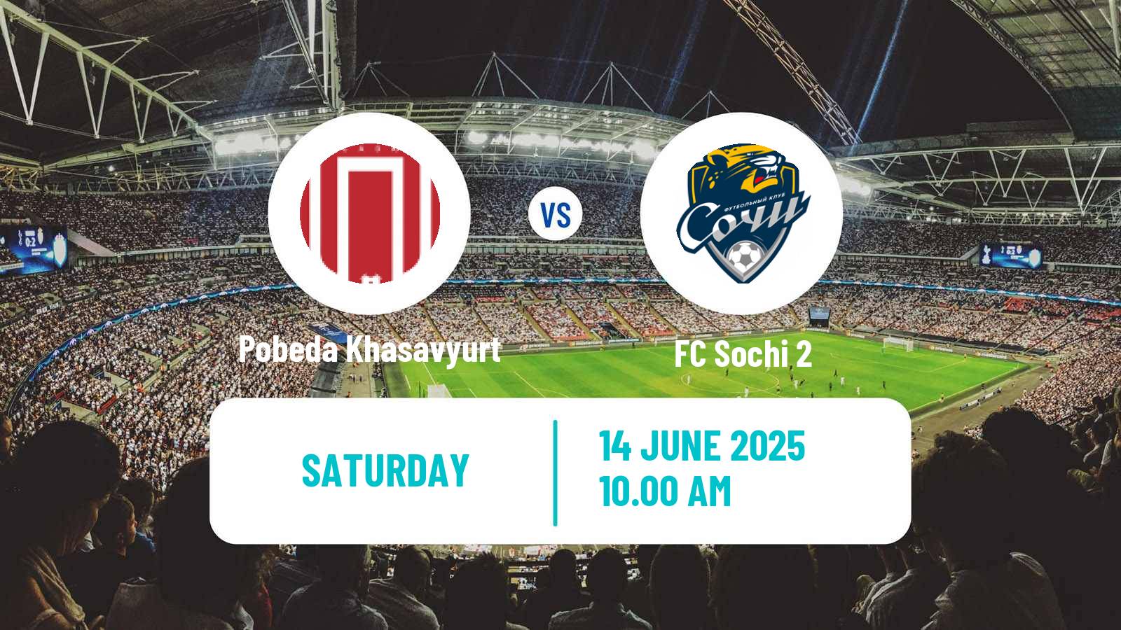 Soccer FNL 2 Division B Group 1 Pobeda Khasavyurt - Sochi 2