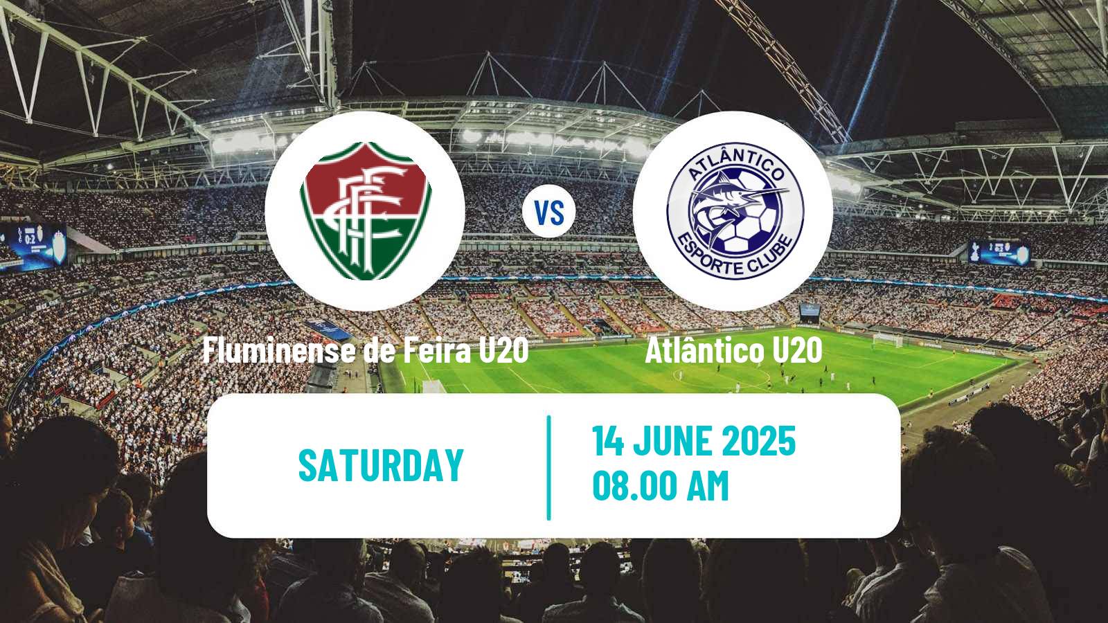 Soccer Brazilian Baiano U20 Fluminense de Feira U20 - Atlântico U20