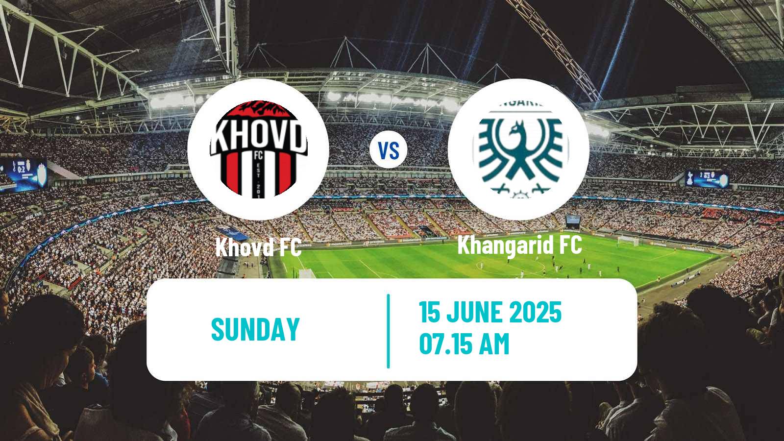 Soccer Mongolian Premier League Khovd - Khangarid