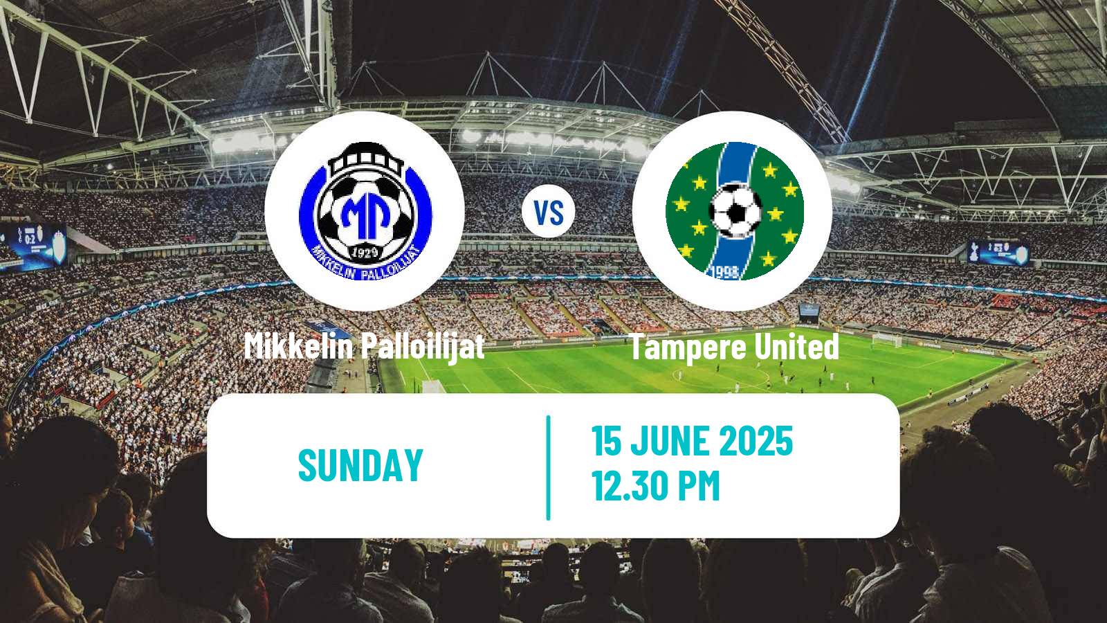Soccer Finnish Ykkonen Mikkelin Palloilijat - Tampere United