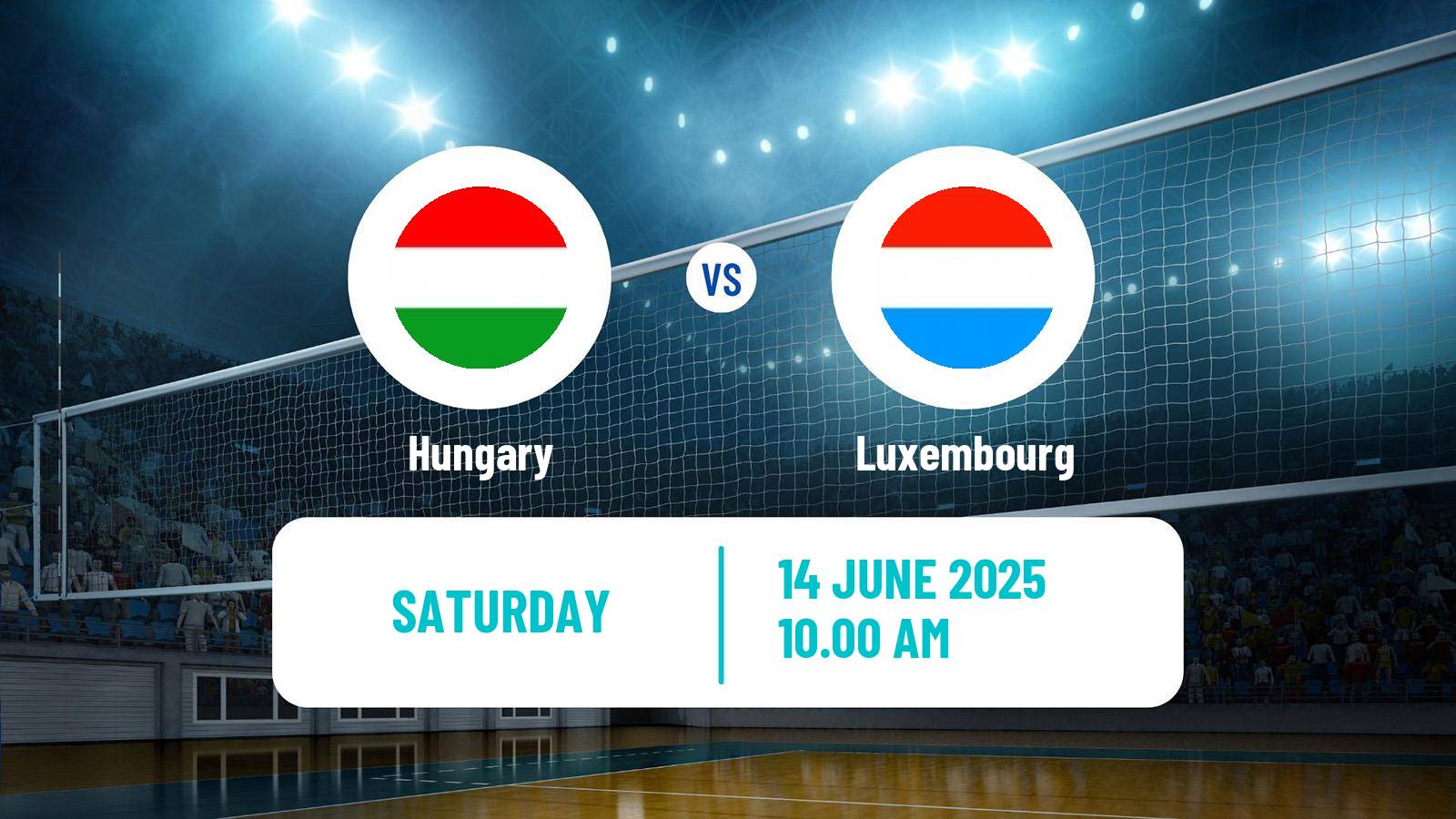 Volleyball Silver European League Volleyball Hungary - Luxembourg