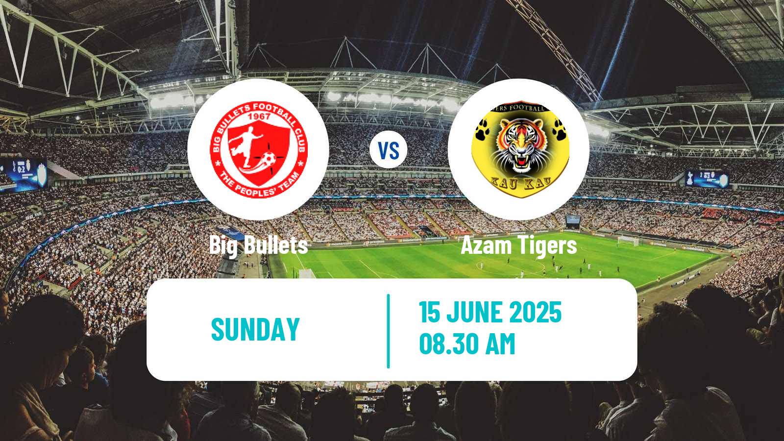 Soccer Malawi Premier Division Big Bullets - Azam Tigers