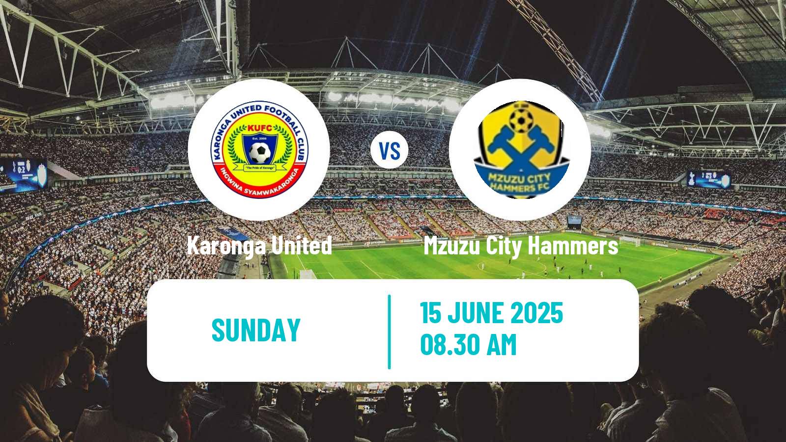 Soccer Malawi Premier Division Karonga United - Mzuzu City Hammers