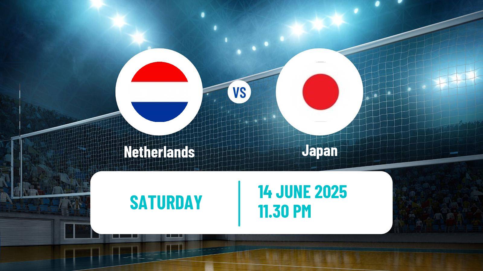 Volleyball Nations League Volleyball Netherlands - Japan