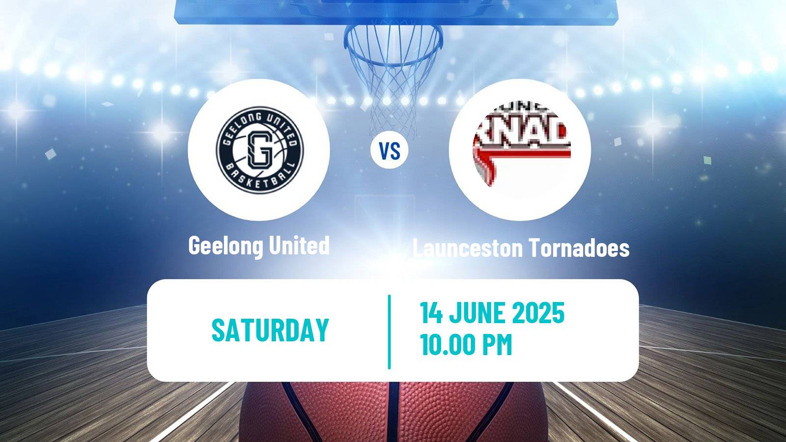 Basketball Australian NBL1 South Women Geelong United - Launceston Tornadoes