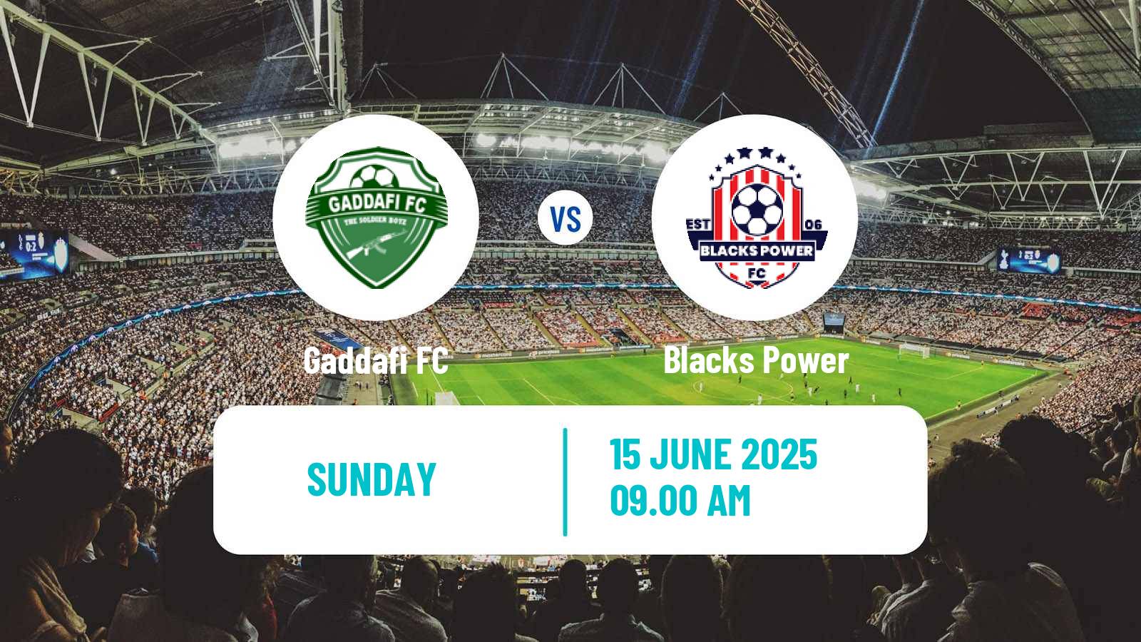 Soccer Uganda Big League Gaddafi - Blacks Power