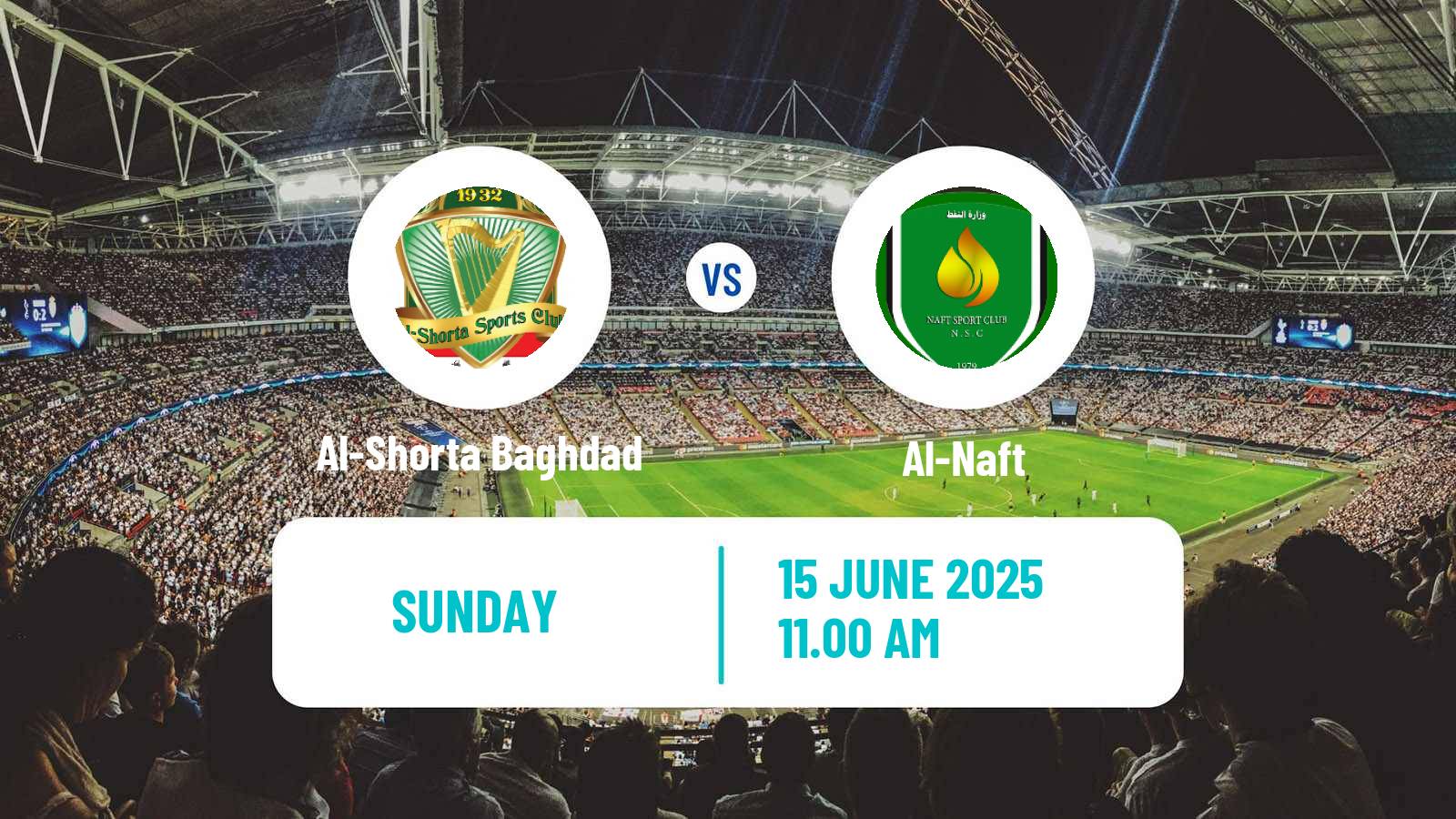 Soccer Iraqi Premier League Al-Shorta Baghdad - Al-Naft
