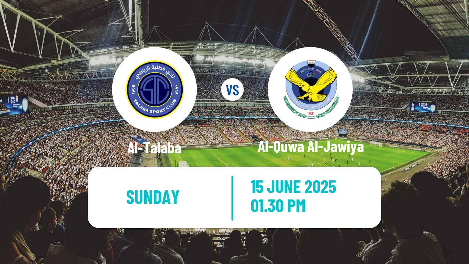 Soccer Iraqi Premier League Al-Talaba - Al-Quwa Al-Jawiya