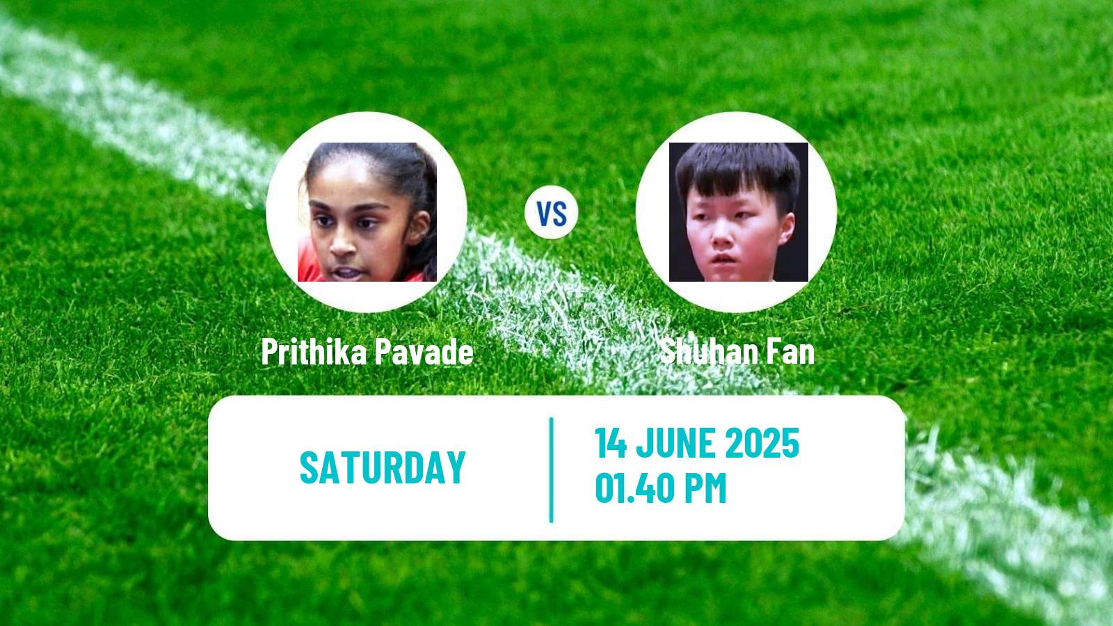 Table tennis Wtt Contender Skopje Women Prithika Pavade - Shuhan Fan