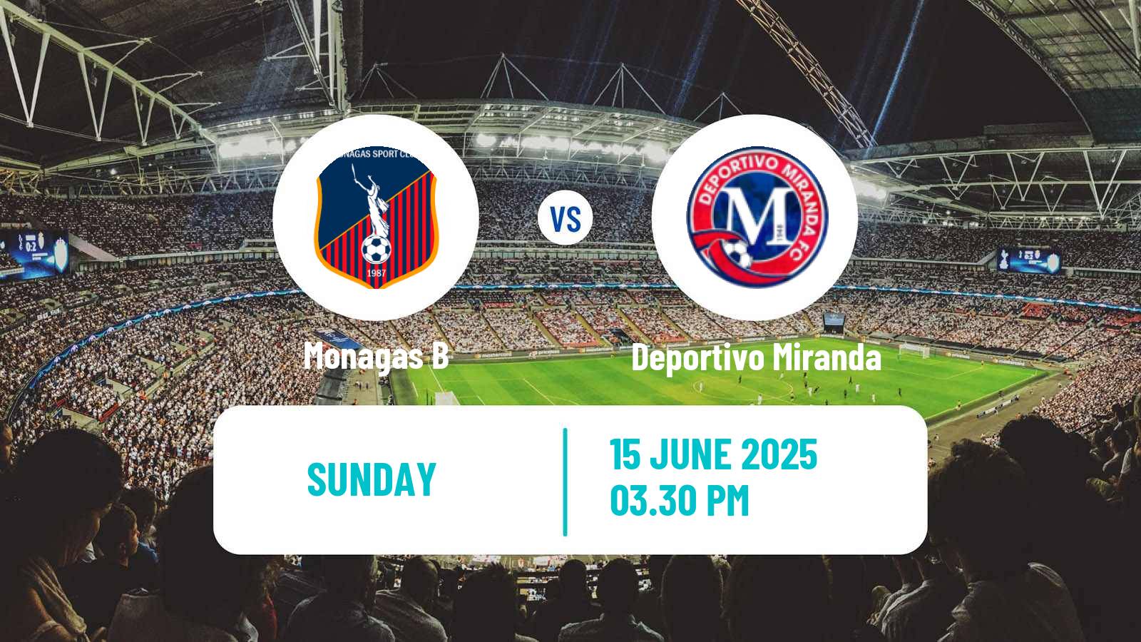 Soccer Venezuelan Segunda Division Monagas B - Deportivo Miranda