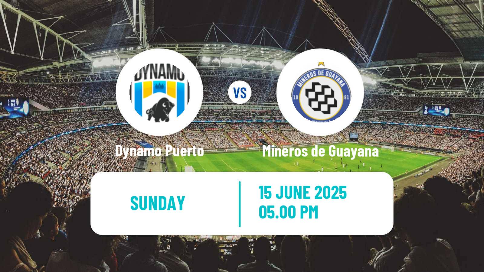Soccer Venezuelan Segunda Division Dynamo Puerto - Mineros de Guayana