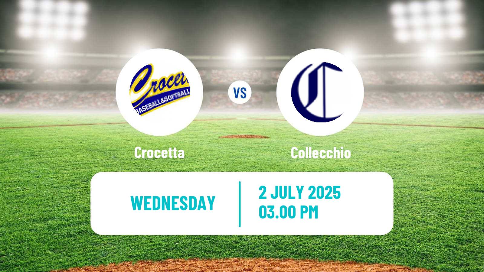 Baseball Italian Serie A1 Baseball Crocetta - Collecchio