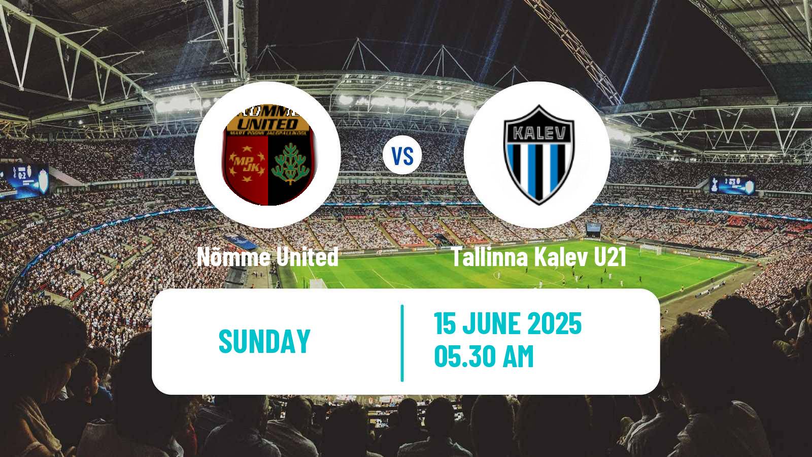 Soccer Estonian Esiliiga Nõmme United - Tallinna Kalev U21