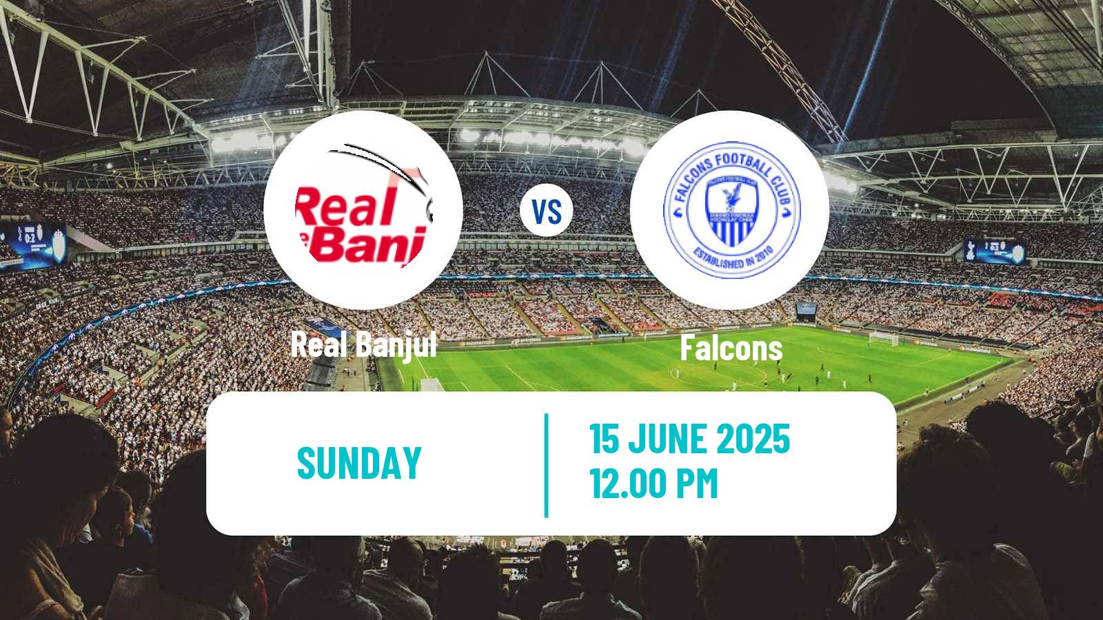 Soccer Gambian GFA League Real Banjul - Falcons