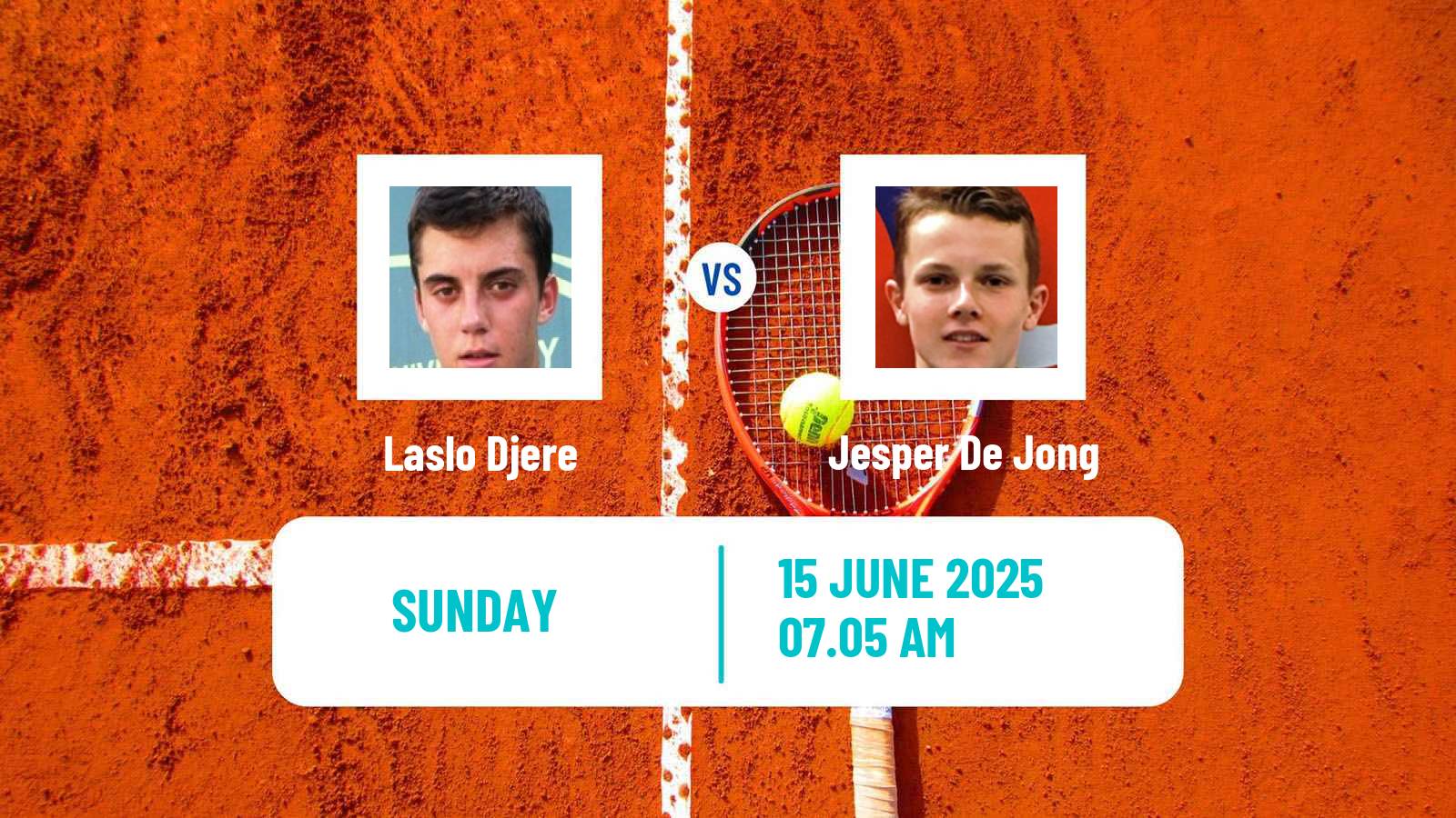 Tennis ATP Halle Laslo Djere - Jesper De Jong