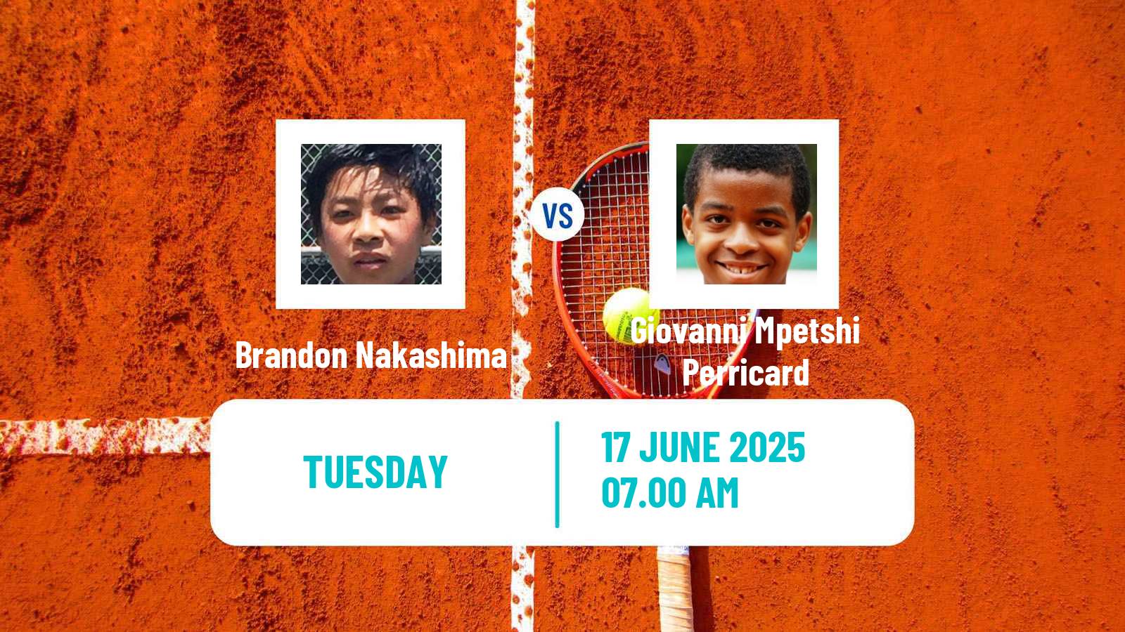 Tennis ATP London Brandon Nakashima - Giovanni Mpetshi Perricard