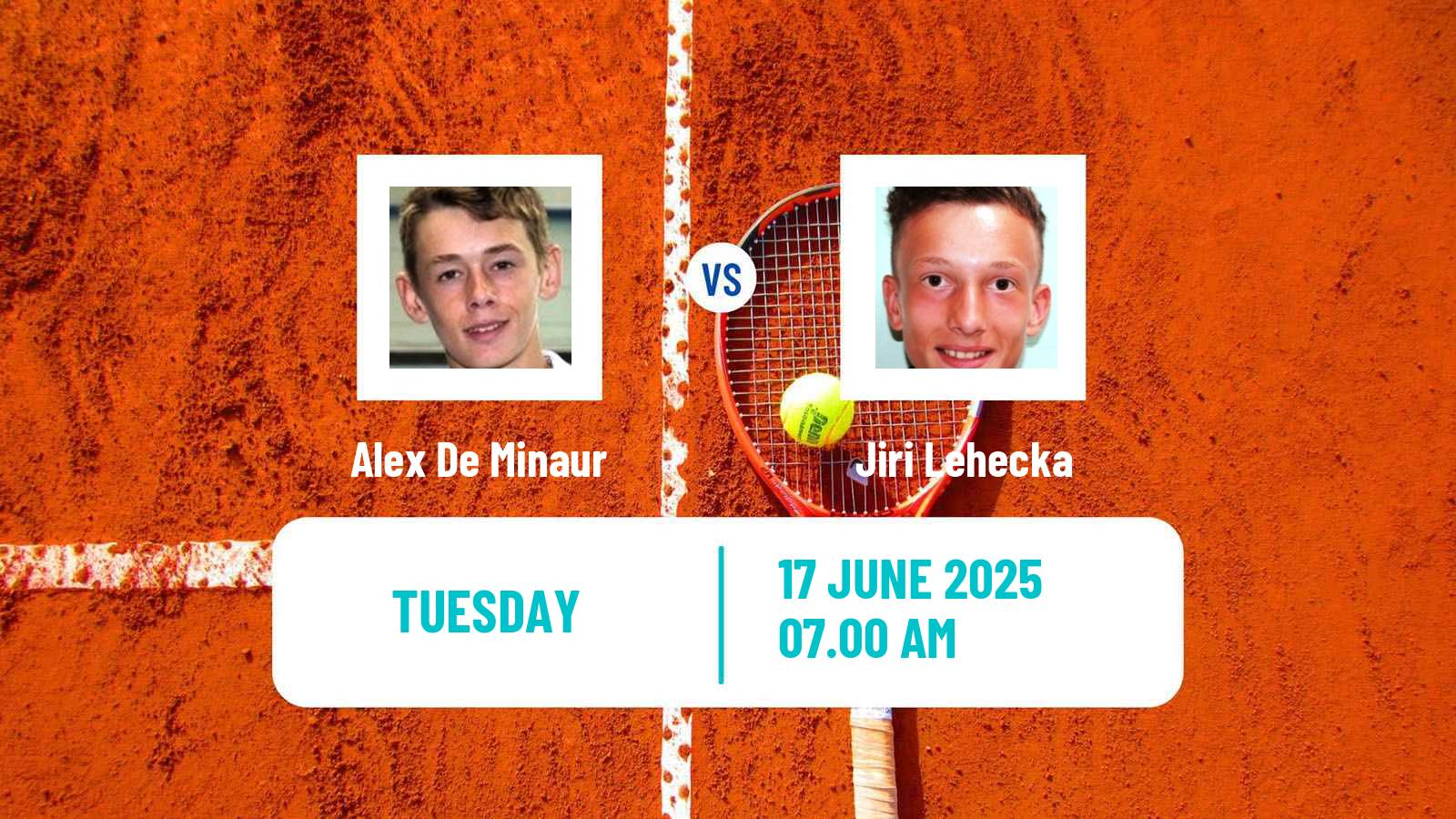 Tennis ATP London Alex De Minaur - Jiri Lehecka