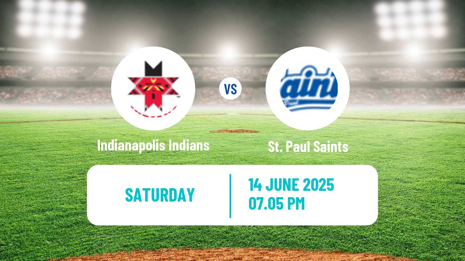 Baseball IL Indianapolis Indians - St. Paul Saints