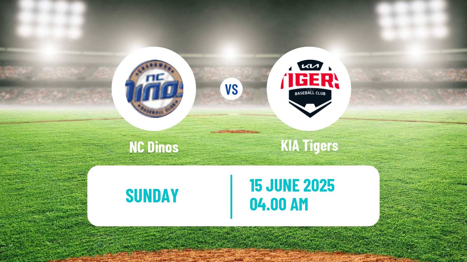 Baseball KBO NC Dinos - KIA Tigers