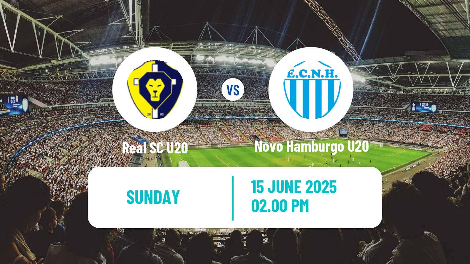 Soccer Brazilian Gaucho U20 Real SC U20 - Novo Hamburgo U20