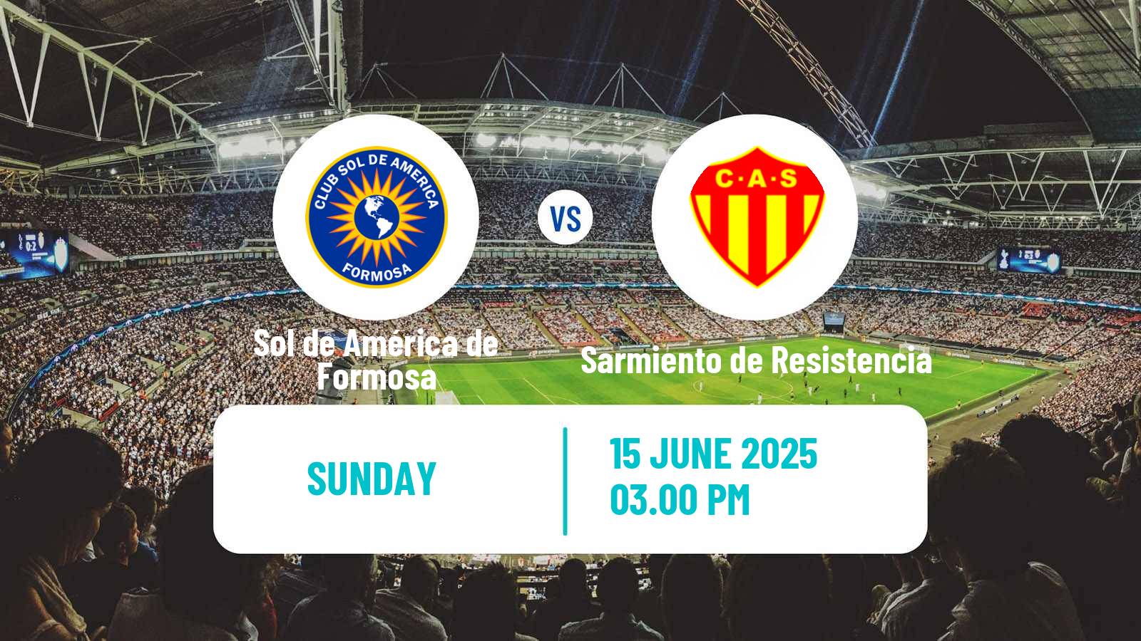 Soccer Argentinian Torneo Federal Sol de América de Formosa - Sarmiento de Resistencia