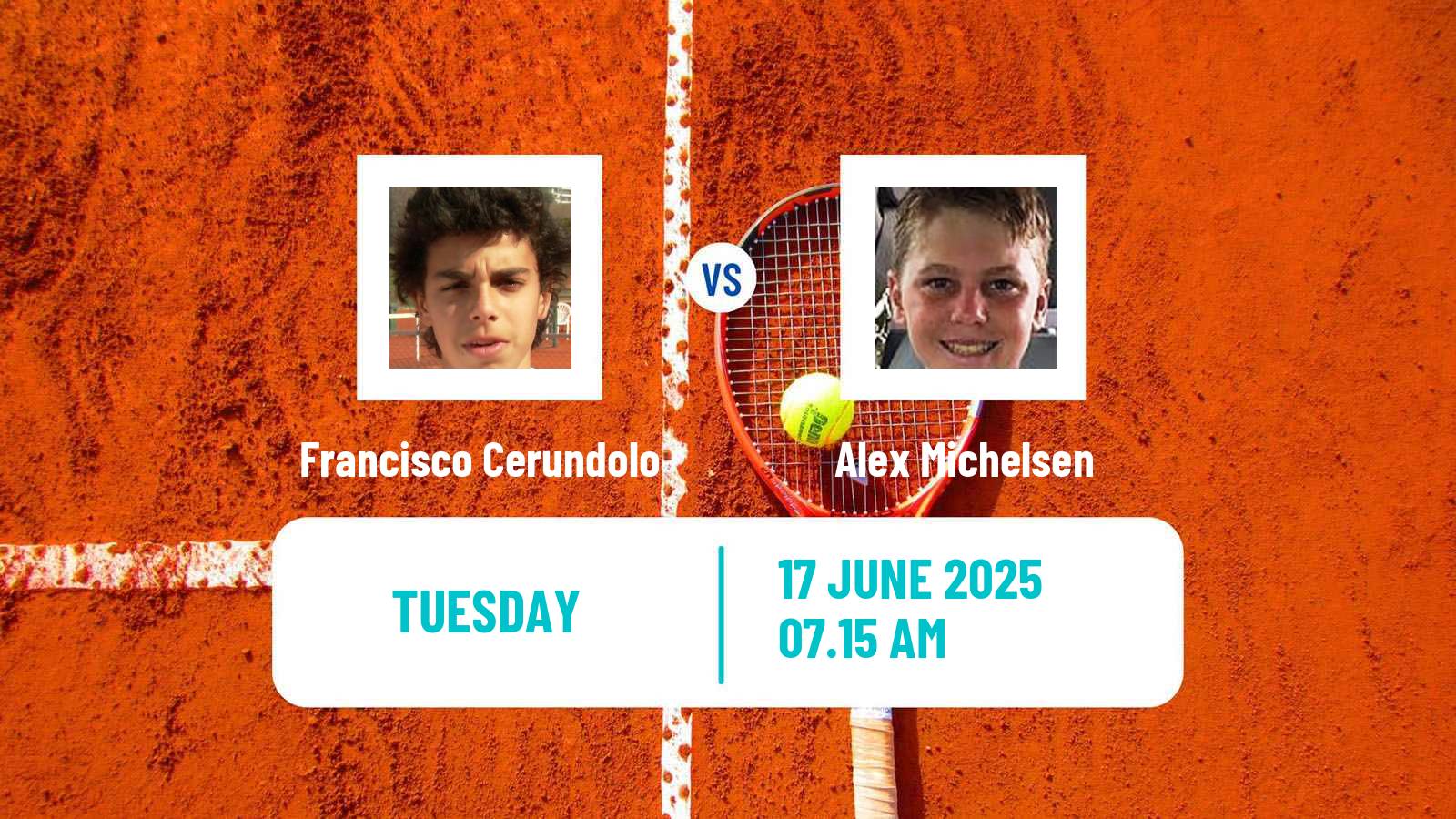 Tennis ATP Halle Francisco Cerundolo - Alex Michelsen