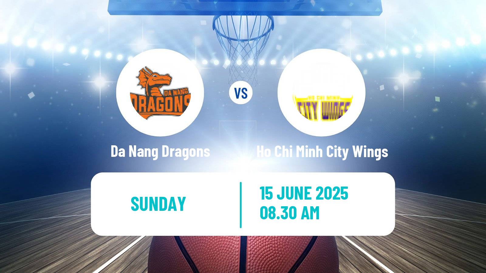 Basketball Vietnamese VBA Da Nang Dragons - Ho Chi Minh City Wings
