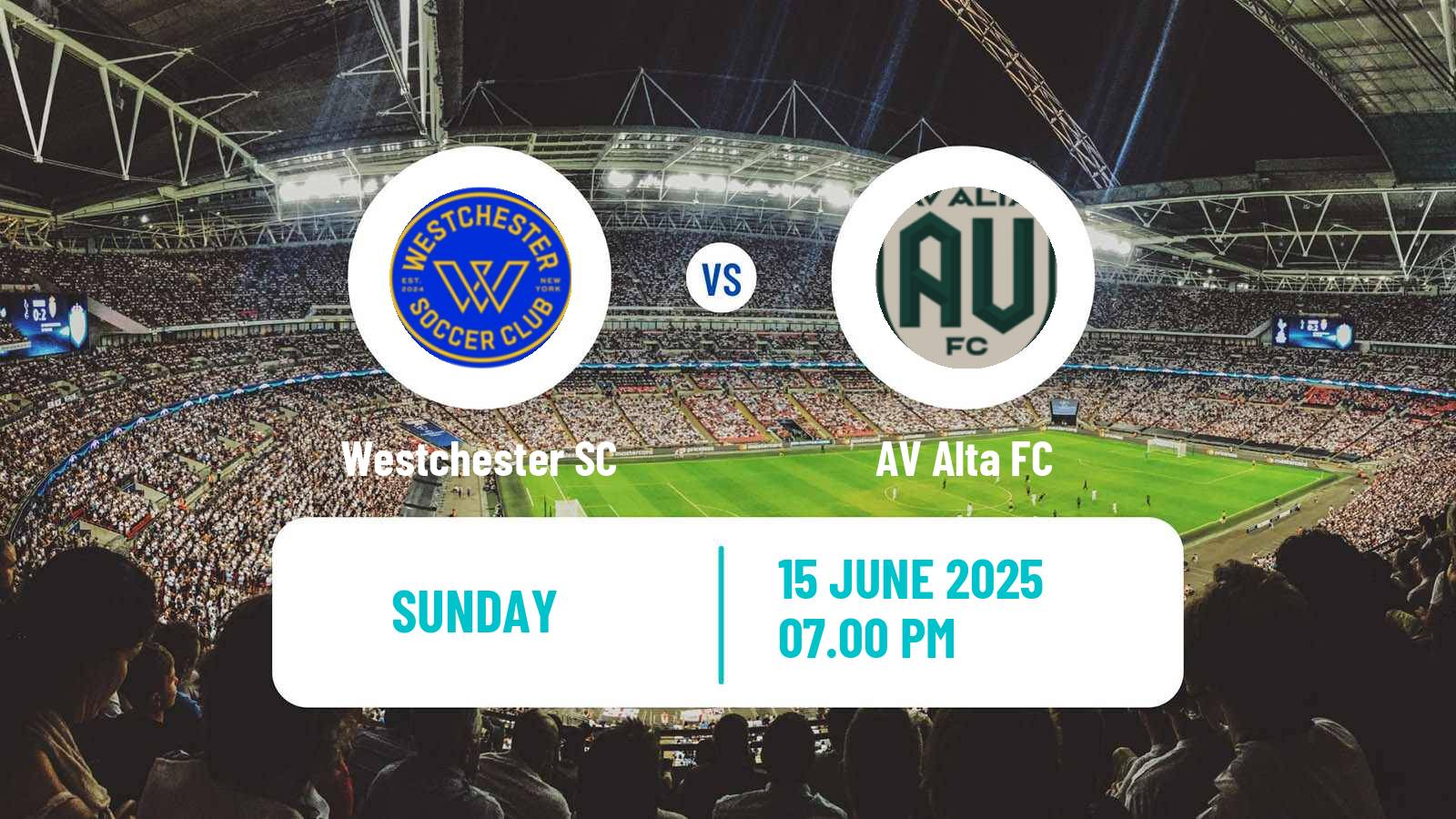 Soccer USL League One Westchester SC - AV Alta