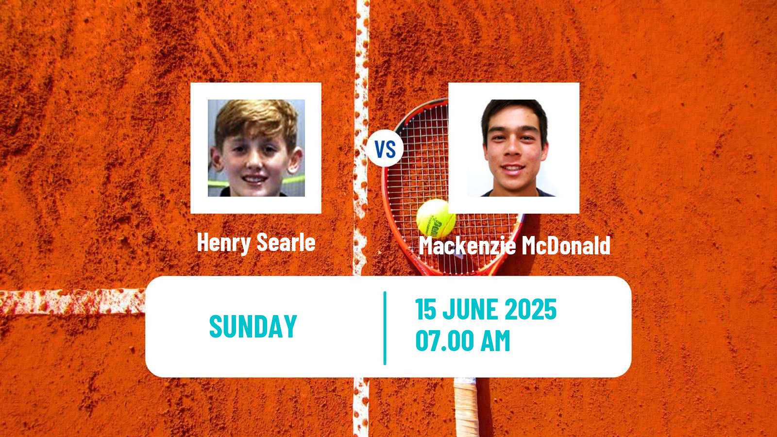 Tennis ATP London Henry Searle - Mackenzie McDonald