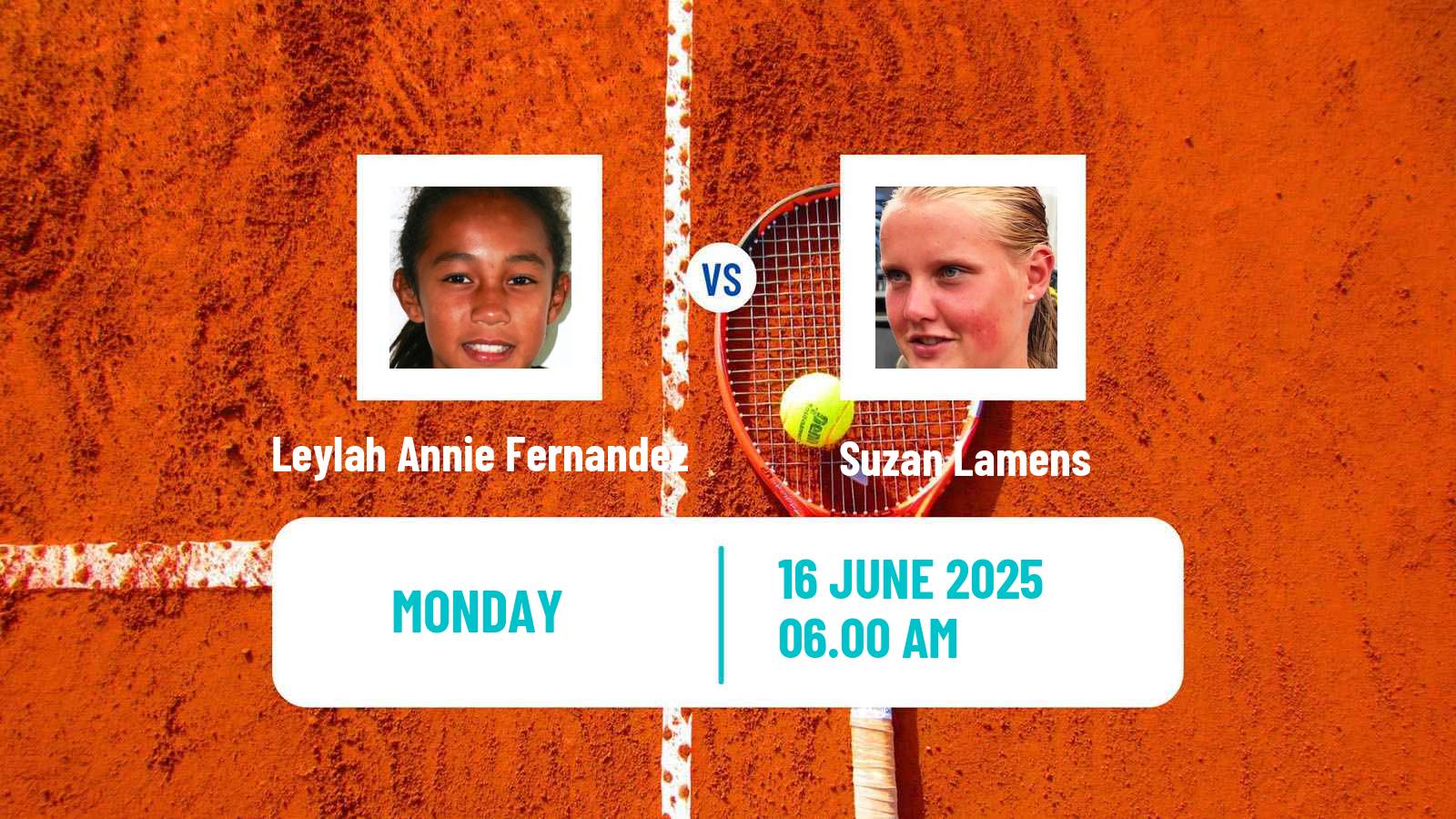 Tennis WTA Nottingham Leylah Annie Fernandez - Suzan Lamens