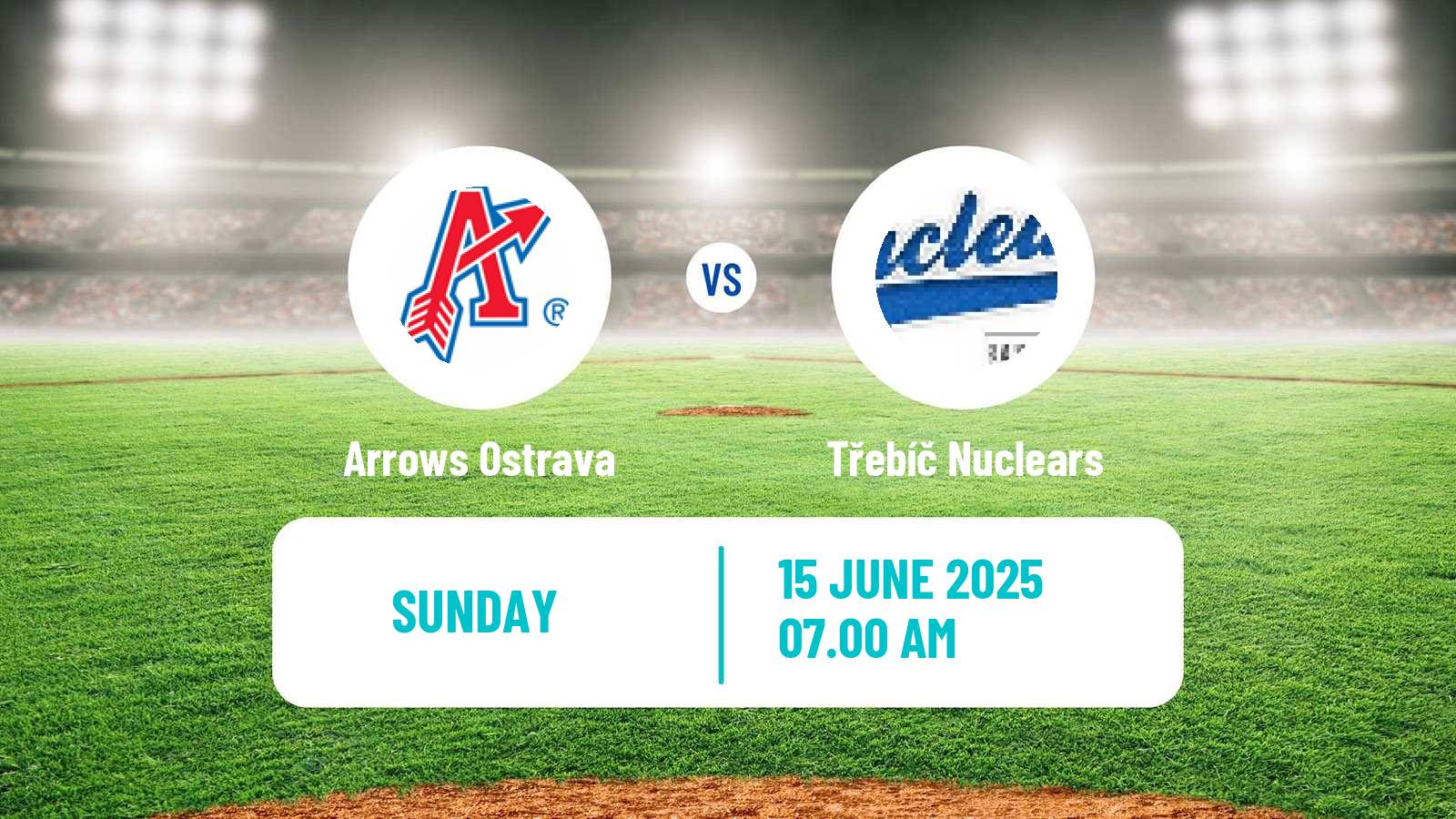 Baseball Czech Extraliga Baseball Arrows Ostrava - Třebíč Nuclears