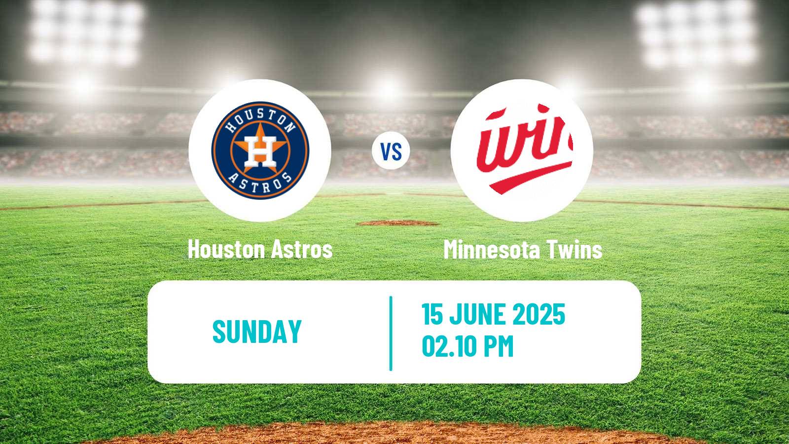 Baseball MLB Houston Astros - Minnesota Twins