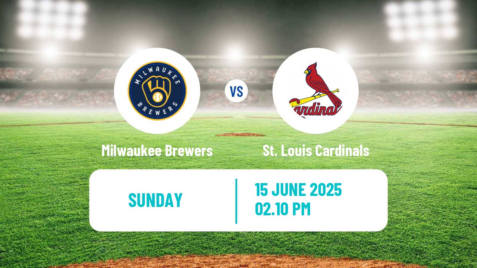 Baseball MLB Milwaukee Brewers - St. Louis Cardinals